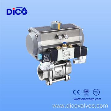 Wenzhou Stainless Steel Control Industrial 3PC Ball Valve